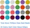 Size 8/0 Crafts Glass Seed Beads 3mm Pony Beads with Organizer Box ,(24 Assorted Multicolor Set, Total About 7440pcs)